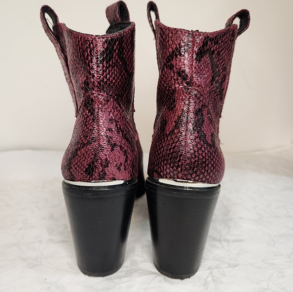 Steve Madden Snakeskin Booties - Picture 7 of 13